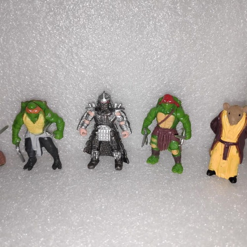 TMNT Master Splinter & Shredder collectible figure set like new