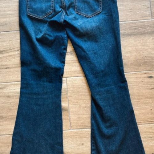 Vintage 90s Zara flared jeans, size 40, blue