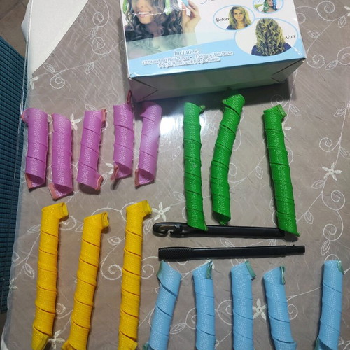 Curl accessories new, set of 18 pieces for healthy hair