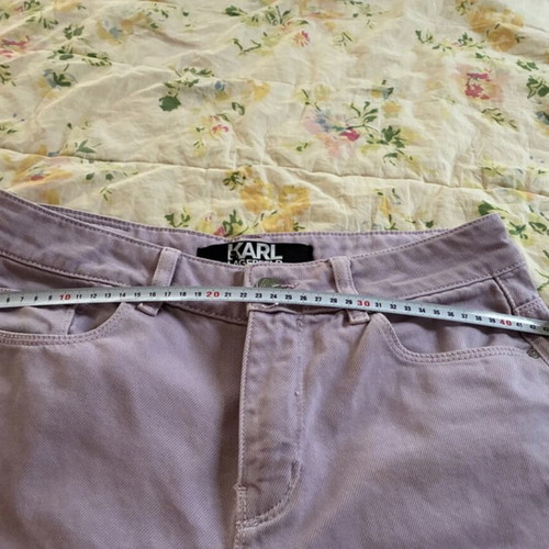 Karl Lagerfeld purple jeans like new, size M 38 10