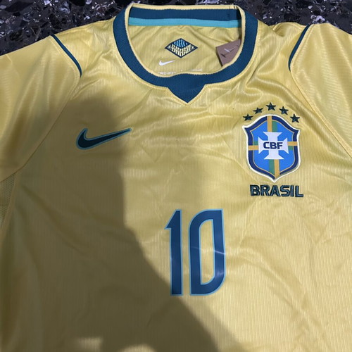 Brazil football jersey with Neymar name