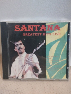 Santana Greatest Hits Live CD μεταχειρισμένο, rock