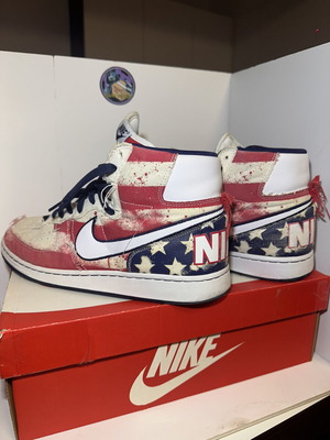 Nike Terminator High Premium USA Independence Day 2014 size 45 like new