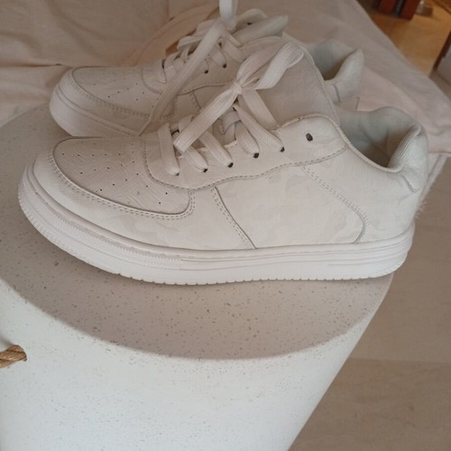 Sneakers elevator with hidden wedge platform size 39 like new, white