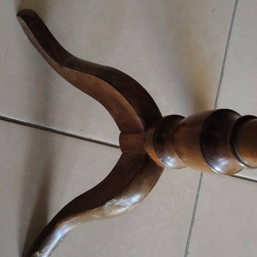 Vintage round side table, diameter 40 cm