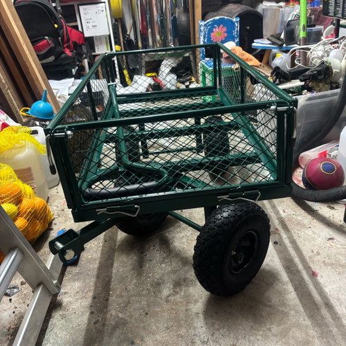 Heavy-Duty Cart Large with Big Wheels New