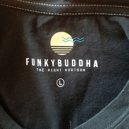 Funky Buddha mako dress like new, size Large, black