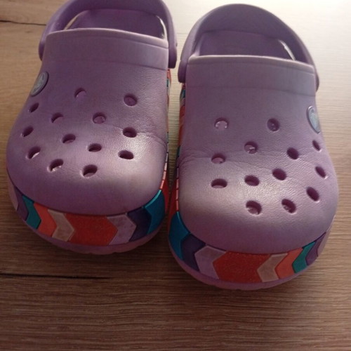 Crocs children's clogs like new, purple, size C13 (30-31)