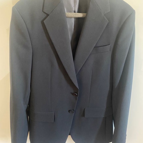 Zara slim fit suit teen men's like new dark blue
