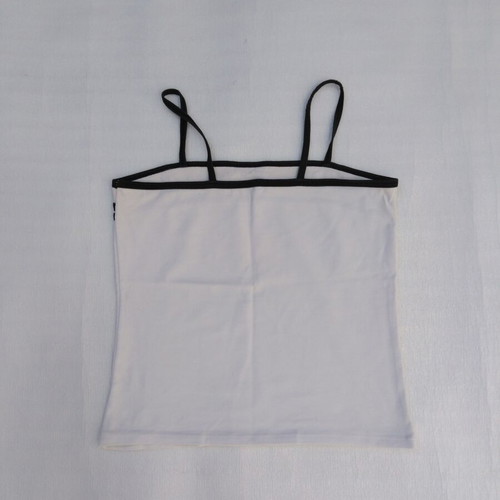 White crop top with black stripes like new