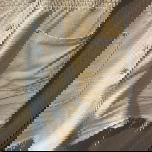 Zara ολόσωμη φόρμα τζιν σαν καινούργιο, μπεζ, μέγεθος XL