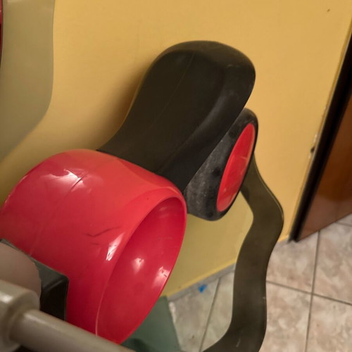 Kids Ride-On Toy Motorcycle like new, red and black