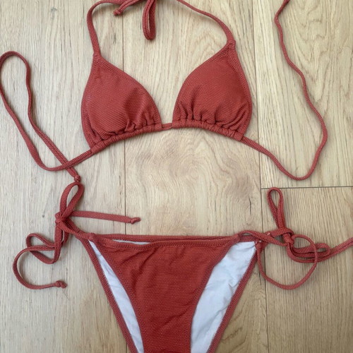 Odysseyten bikini swimsuit like new, orange, size small