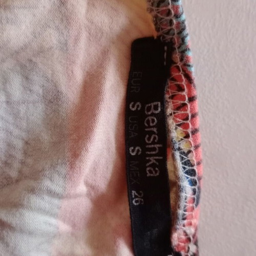 Bralette cotton like new, 3 pieces, small, multicolor and orange