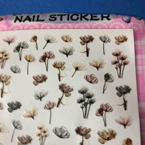 3D Nail Stickers like new