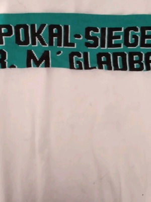 Συλλεκτικό κασκόλ Borussia Mönchengladbach Κυπελλούχος Γερμανίας 1995 μεταχειρισμένο