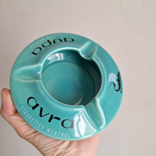 Kerameikos Aura cigarette ashtray in excellent condition with unique vintage color