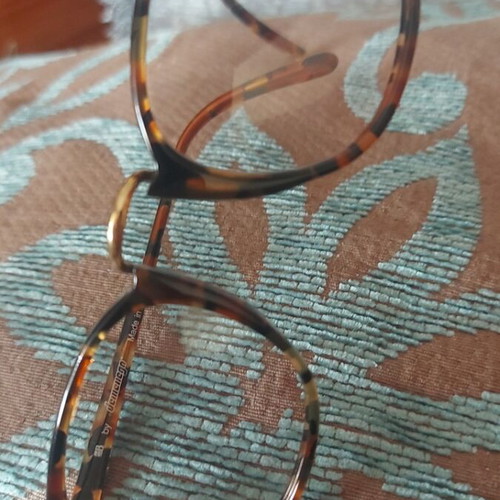 Vintage tortoiseshell brown eyeglass frame like new