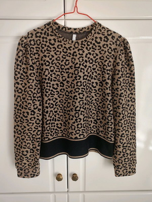 Leopard blouse Imperial Italy like new, size S, black and beige