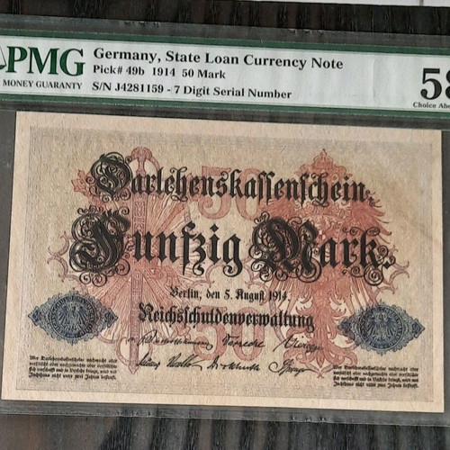50 Mark 1914 Germany like new