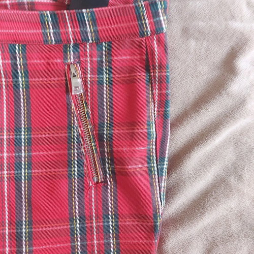 H&M women's elastic plaid pants like new, size 42