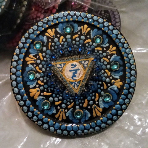 Handmade Vishuddha Mandala Magnet