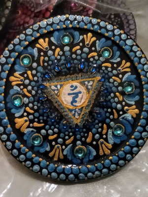 Handmade Vishuddha Mandala Magnet