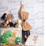 Baptism set jungle animals new