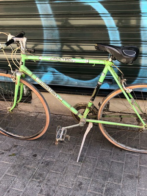 Consetan vintage road racing bicycle, green