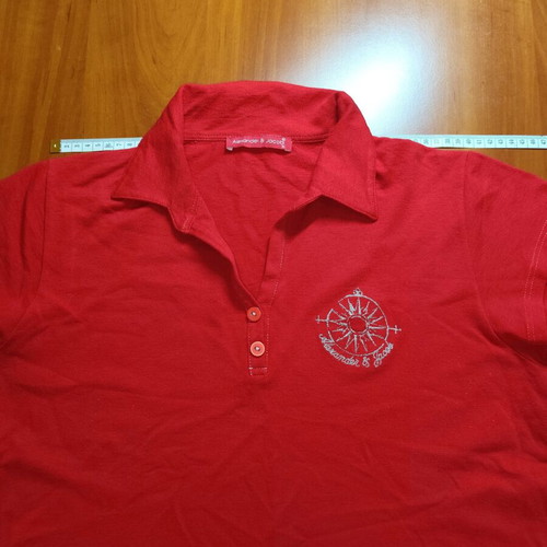 Alexander & Jacob Women's Red Polo Shirt XL like new