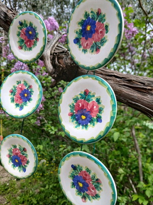 Wall plates like new, set of 6 decorative