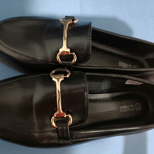 LC Waikiki women's moccasins like new, black, size 37