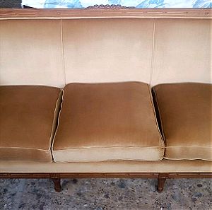 Τριθέσιος καναπές vintage