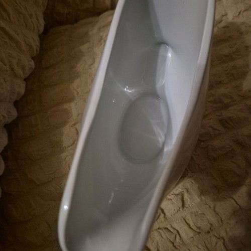 Ceramic Sauce Boat with Warmer Base New
