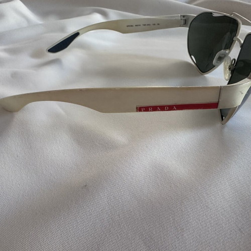 Prada sunglasses used, beige color