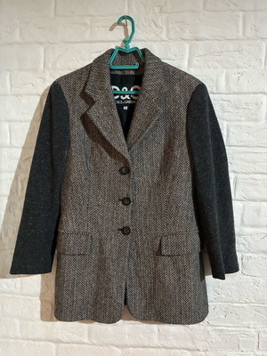 Dolce&Gabbana Wool Jacket Grey Like New, Size L
