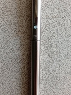 Писалка Montblanc Noblesse Slimline винтидж нова от неръждаема стомана