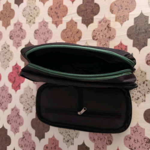 Milwaukee Bucks School Pencil Case like new, 2 zippered compartments