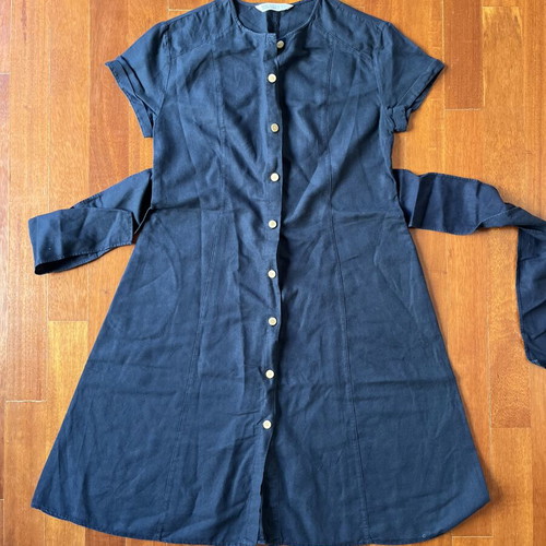 Zara midi dress like new, navy, size L