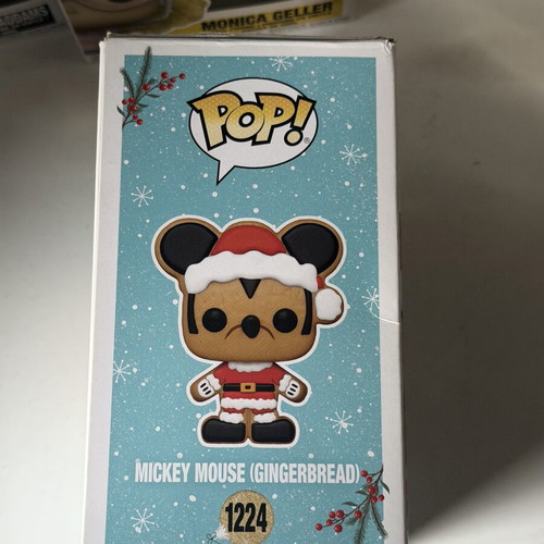 Funko Pop! Mickey Mouse Gingerbread figure used, box damaged