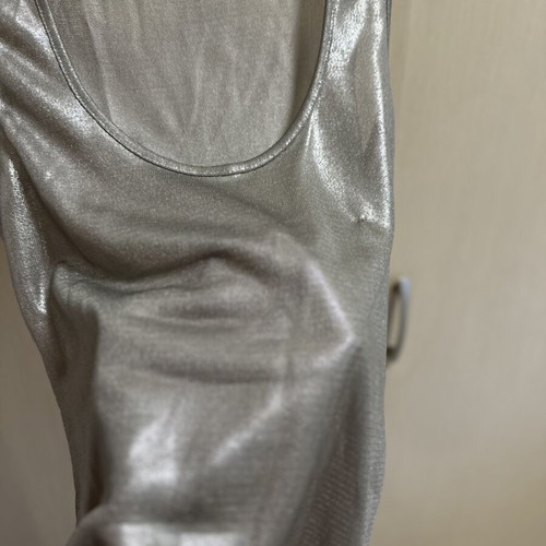 Zara top silver thread small like new