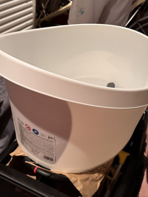 Shnuggle Baby Bath White Grey with Plug like new