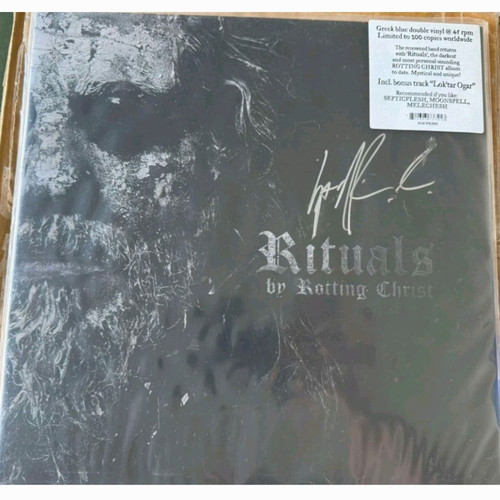 Rotting Christ Rituals 2LP Limited Blue Edition new