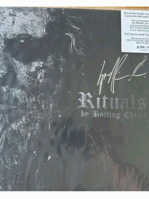 Rotting Christ Rituals 2LP Limited Blue Edition new