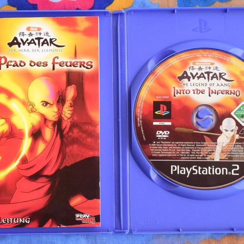 Avatar: The Legend of Aang - Into the Inferno PS2 game like new