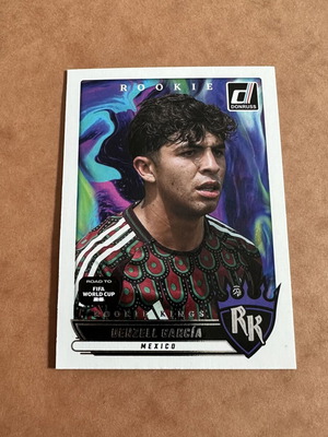 Denzell Garcia 2025-26 Donruss Road to FIFA World Cup Rookie Kings Insert #1 card new