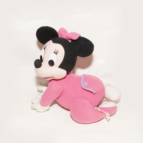 Mini mouse crawling toy used with batteries