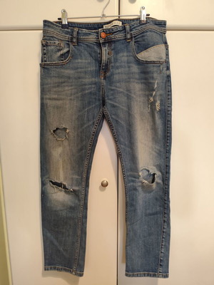 Zara basic τζιν παντελόνι μεταχειρισμένο eur38 medium