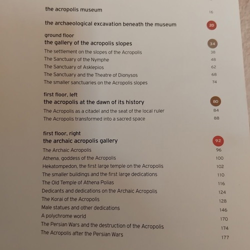 Acropolis Museum Guide in perfect condition