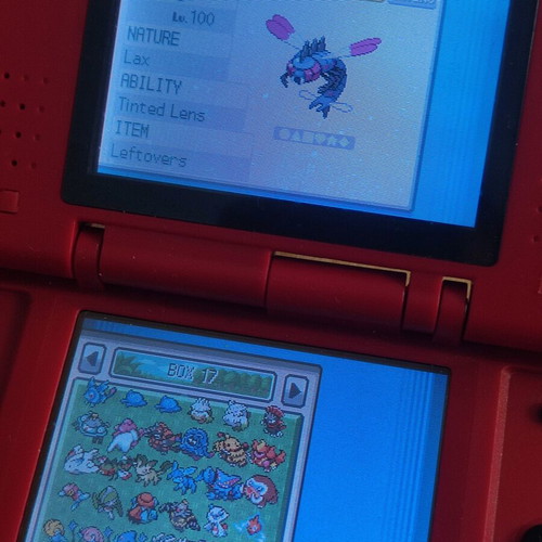 Pokemon SoulSilver original game cartridge used, fully completed save